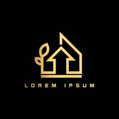 real estate minimalist logo design