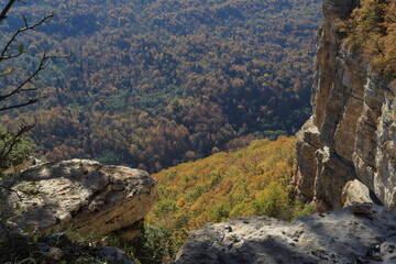 An image of a mountain rock. Guam Range.