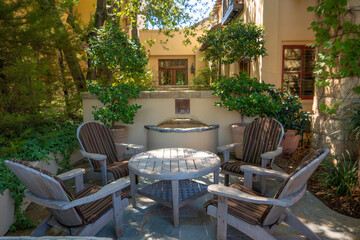 table and chairs