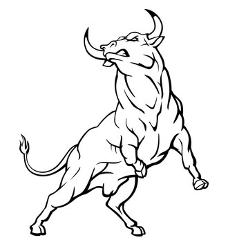 Raging Bull by Andrzej Szczerski