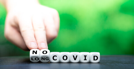 Hand turns dice and changes the expression 