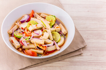 Fermented pork sausage with fermented fish