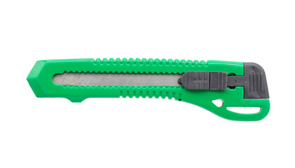 Green cutter isolated on white background