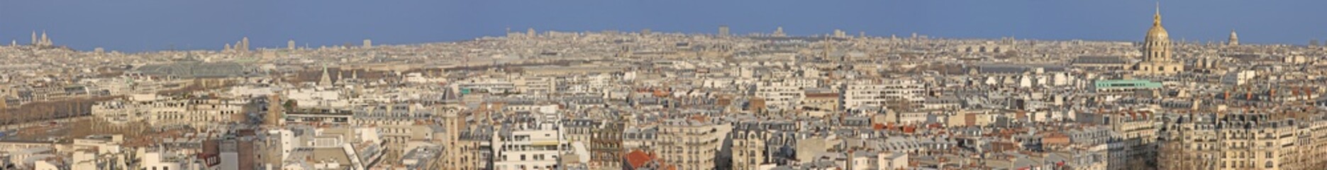 Fototapeta na wymiar Big Paris panorama