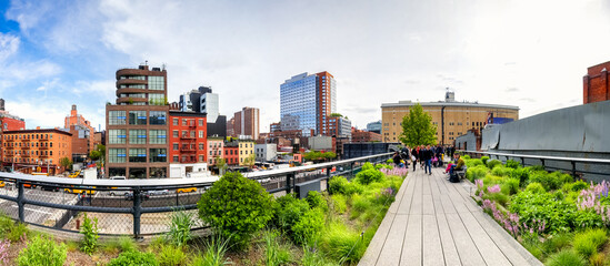 High Line Park, Meatpacking District, New York City, USA 