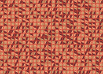 Fototapeta premium Abstract Geometric Pattern generative computational art illustration