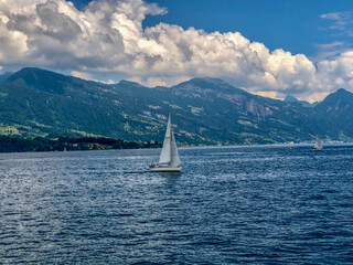 sailboat on the lake