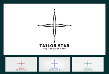 star zippers vector tailor logo