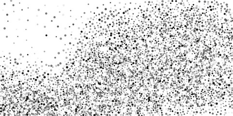 Silver shine of confetti on a white background.  Luxury festive background. Decorative element. Element of design. Vector illustration, EPS 10.