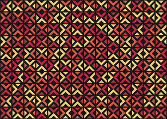 Abstract Geometric Pattern generative computational art illustration