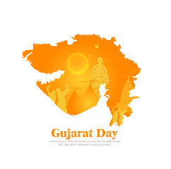 Gujarat day celebration. Gujarat foundation day.