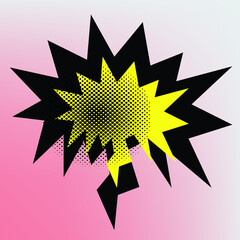 abstract colorful comic zoom background