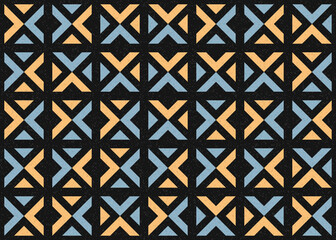 Abstract Geometric Pattern generative computational art illustration