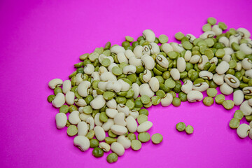 Sementes de feijão.