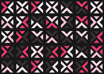 Abstract Geometric Pattern generative computational art illustration