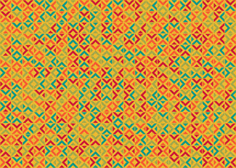 Abstract Geometric Pattern generative computational art illustration