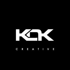 KDK Letter Initial Logo Design Template Vector Illustration