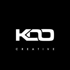 KDO Letter Initial Logo Design Template Vector Illustration