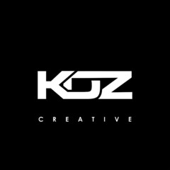 KDZ Letter Initial Logo Design Template Vector Illustration