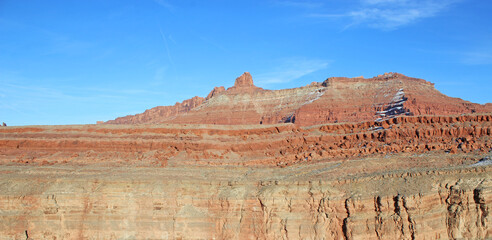 Colorado River Valley, Utah in winter	