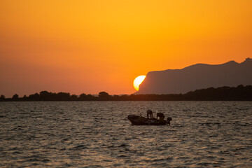 Favoloso tramonto a Palermo