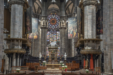 interior of the cathedral of saint