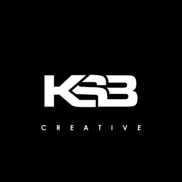 KSB Letter Initial Logo Design Template Vector Illustration