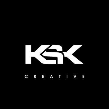 KSK Letter Initial Logo Design Template Vector Illustration