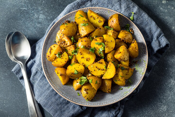 Homemade Roasted Mustard Seed Potatoes