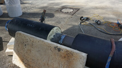 Fernw&auml;rme, Fernw&auml;rmerohrleitungsbau, Rohrleitungsbau, Pipeline Construction, Pipeline, Tube, Weld, Welds, Welding, TIG Welder, Schwei&szlig;er, Rohrschwei&szlig;naht, Rohrschwei&szlig;er, Pipe Welder, Steel Welder, 