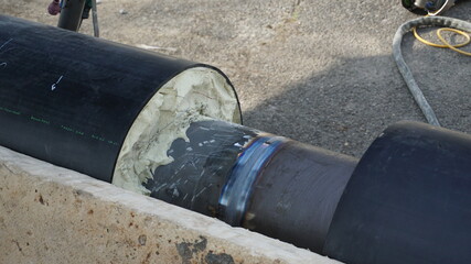Fernwärme, Fernwärmerohrleitungsbau, Rohrleitungsbau, Pipeline Construction, Pipeline, Tube, Weld, Welds, Welding, TIG Welder, Schweißer, Rohrschweißnaht, Rohrschweißer, Pipe Welder, Steel Welder, 