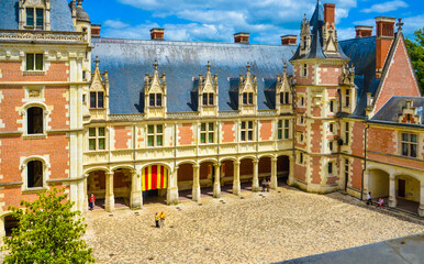 Fototapeta na wymiar Blois Castle France
