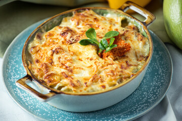 Image of tasty baked lasagna