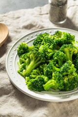 Homemade Warm Steamed Broccoli