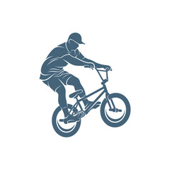BMX design vector illustration, Creative BMX logo design concept template, symbols icons