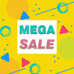 Mega Sale banner