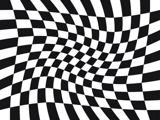 Checker Board Twisted Background  Classic