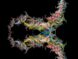 Imaginatory fractal background generated Image