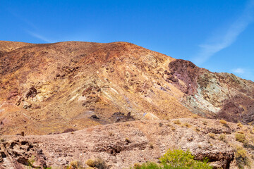 Fototapeta na wymiar A hill in Odessa Canyon in the Mojave Desert