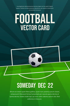  Football, soccer flyer, poster design