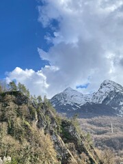 Fototapeta premium mountains and clouds