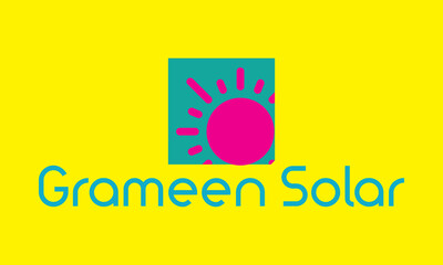 Fototapeta premium Solar logo for corporate company 