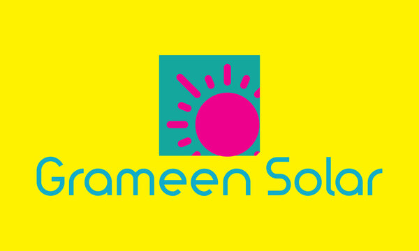Solar logo for corporate company 