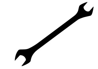 wrench tool isolated on transparent background