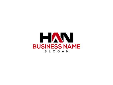 HAN Logo Letter Design For Business