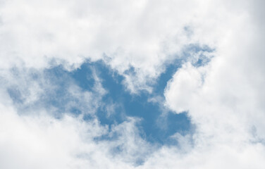 blue sky with clouds