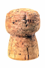 Champagne bottle cork. Accessories for tight closing a bottle with a drink opened on New Year's Eve.