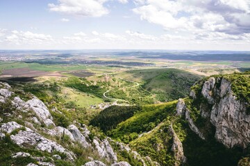 The amazing cliffs of Cheile Turzii in Romania