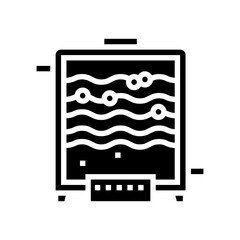 breeding pharmaceutical production glyph icon vector. breeding pharmaceutical production sign. isolated contour symbol black illustration