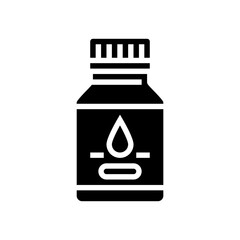 syrup pharmaceutical production glyph icon vector. syrup pharmaceutical production sign. isolated contour symbol black illustration